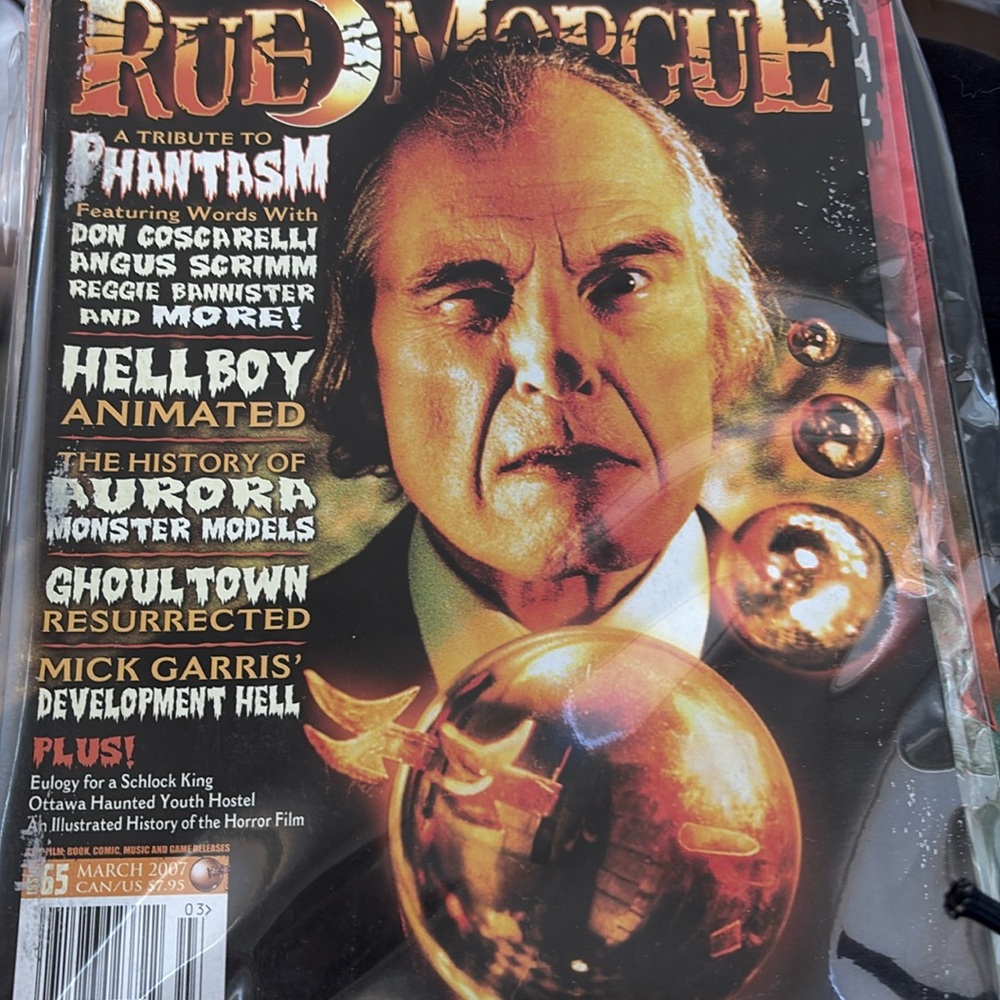 RUE MORGUE MAGAZINE #65